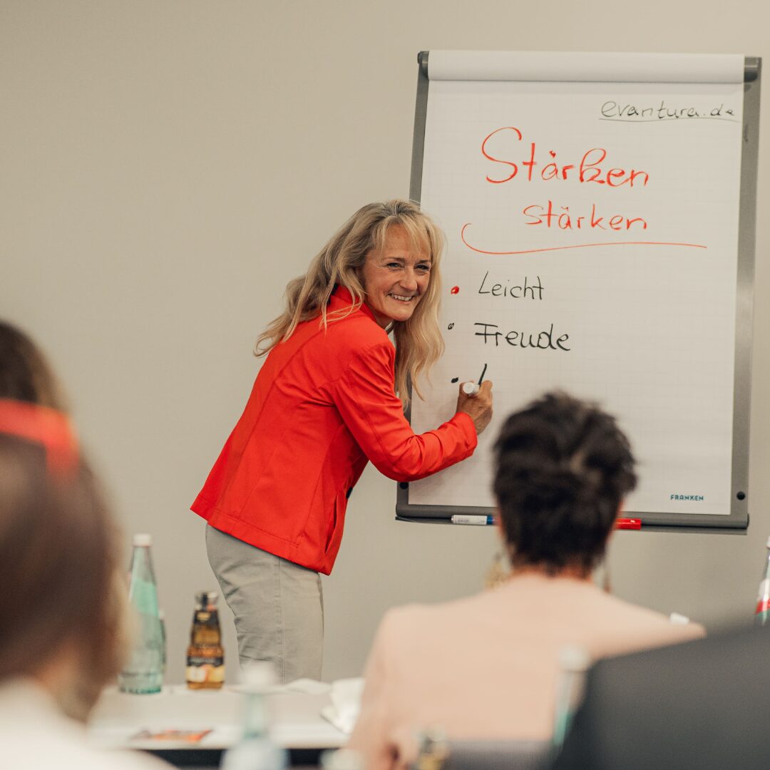 Eva Steinmaßl beim Workshop