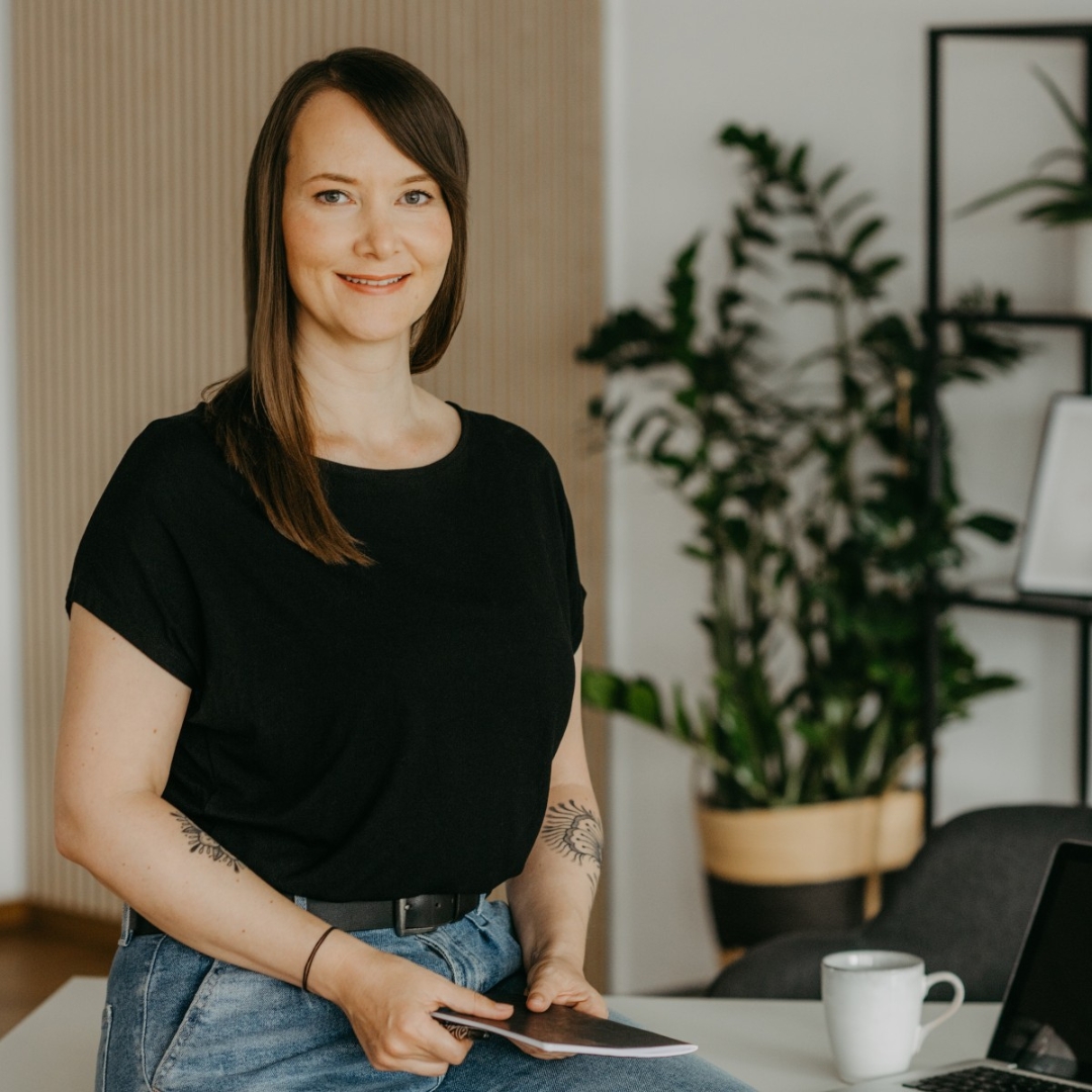 Cornelia Schaertl entspannt